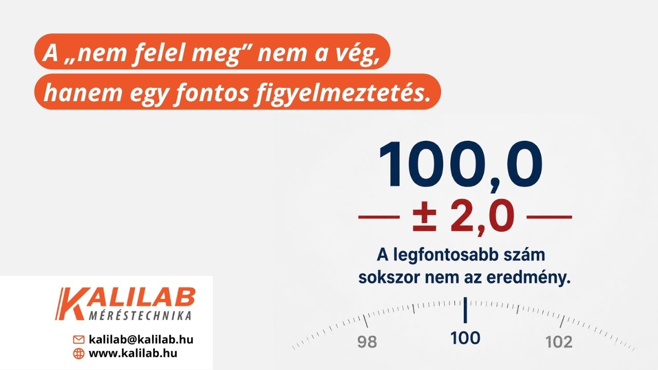 Mi történik, ha egy műszer „nem felel meg”?